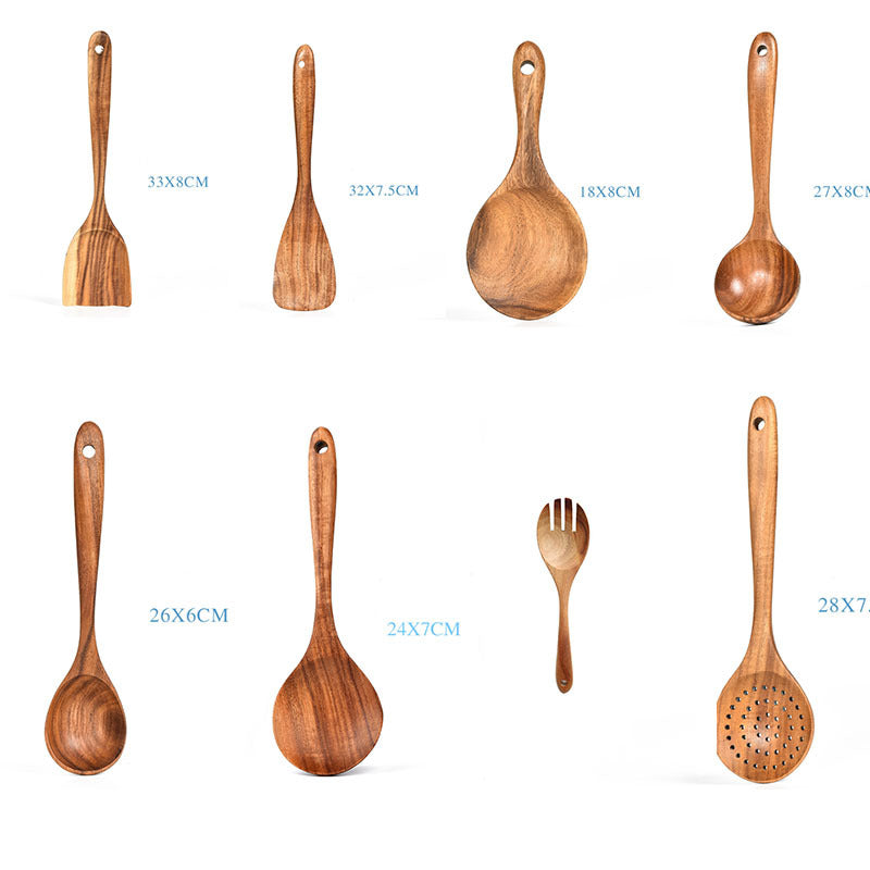 Oak&Ember Teak Natural Wood Tableware