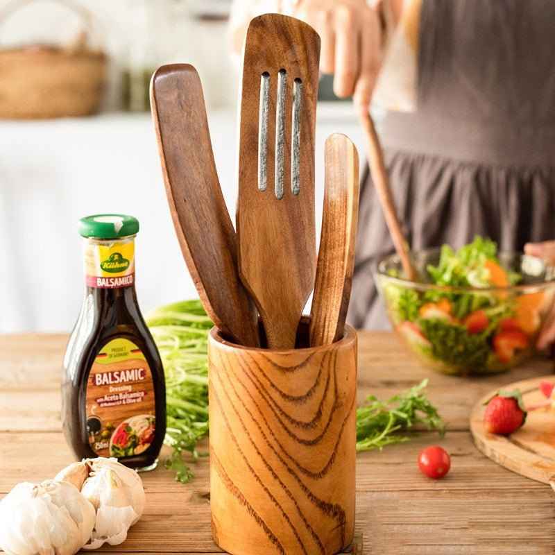 Oak&Ember Teak Natural Wood Tableware